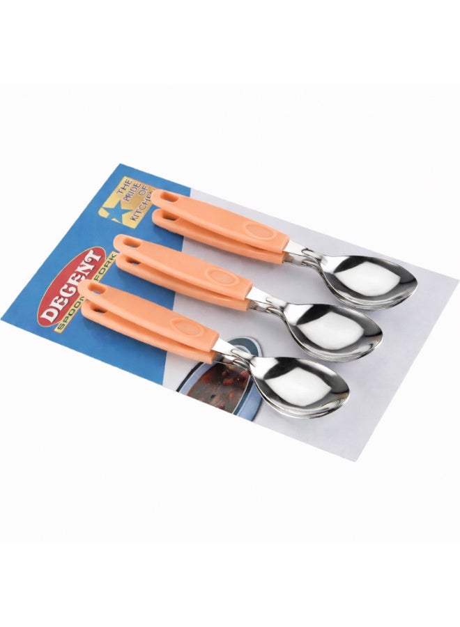 Decent Stainless Steel Tea Spoon Set of 6 | Mirror Finish | Ergonomic Handle | Dessert & Coffee Spoon Set For Home, Kitchen, Restaurant, Dishwasher Safe - Image 2